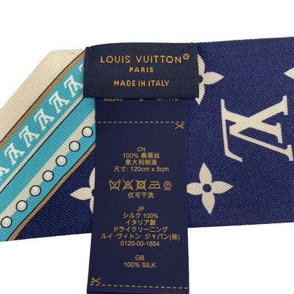 Louis Vuitton Scarf Bandeau BB Ultimate Blue Marine Silk