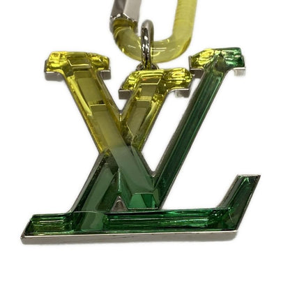 Louis Vuitton Key Holder Bijou Sac LV Prism Yellow Green Silver Keychain