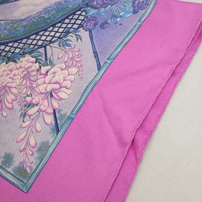 Hermes Scarf Carre 90 Multicolor Silk Giverny