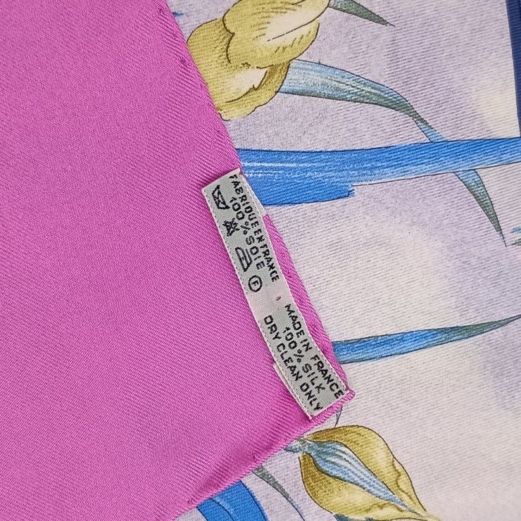 Hermes Scarf Carre 90 Multicolor Silk Giverny