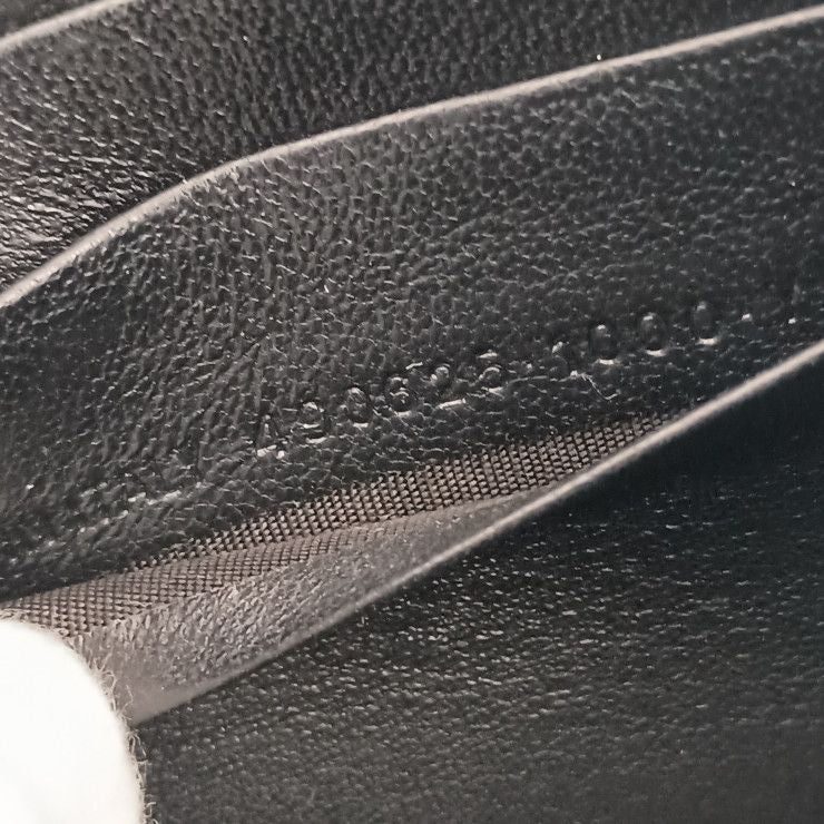 Balenciaga Wallet Everyday Black Leather Logo Zip Around