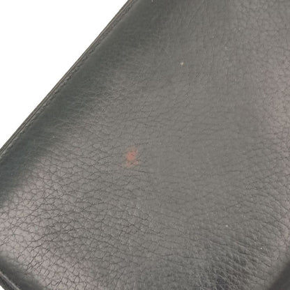 Balenciaga Wallet Everyday Black Leather Logo Zip Around
