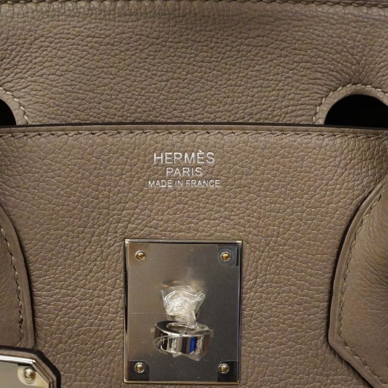 Hermes Handbag Birkin 30 Ever Color Tourtier Legre Silver Z-engraved