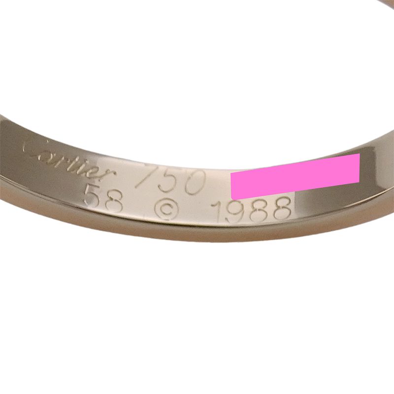 Cartier Ring Vendome Yellow Gold Pink White 58 Three