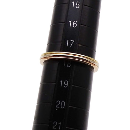 Cartier Ring Vendome Yellow Gold Pink White 58 Three