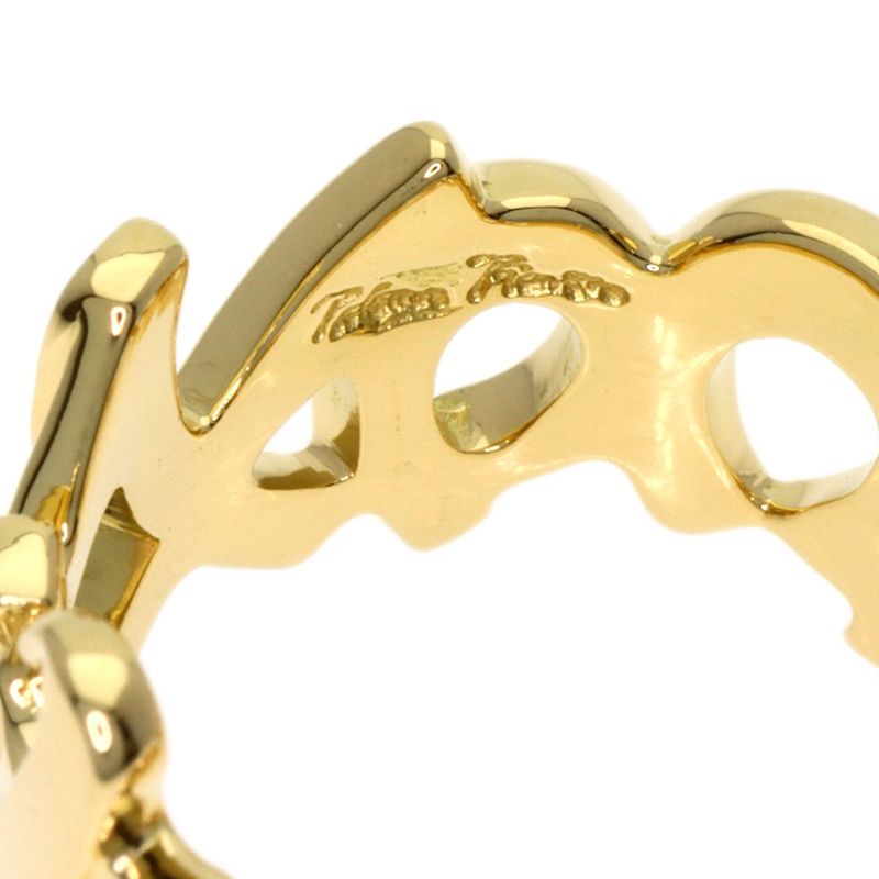 Tiffany & Co Love Kiss Paloma Picasso Ring 18k Yellow Gold