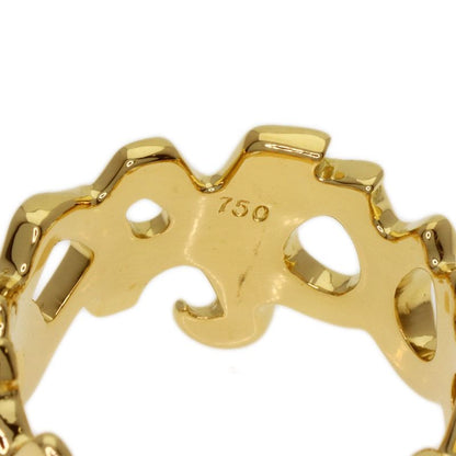 Tiffany & Co Love Kiss Paloma Picasso Ring 18k Yellow Gold