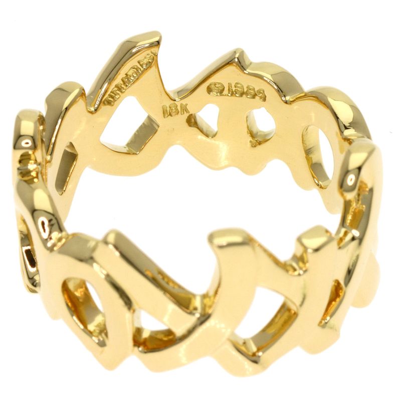 Tiffany & Co Love Kiss Paloma Picasso Ring 18k Yellow Gold
