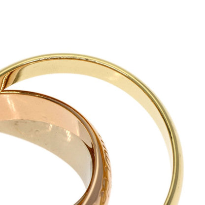 Cartier Trinity 48 Ring 18k Yellow Gold 18k White Pink