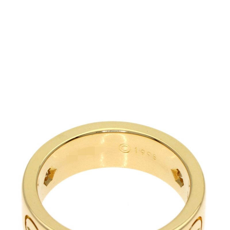 Cartier Love Ring Diamond 48 18k Yellow Gold