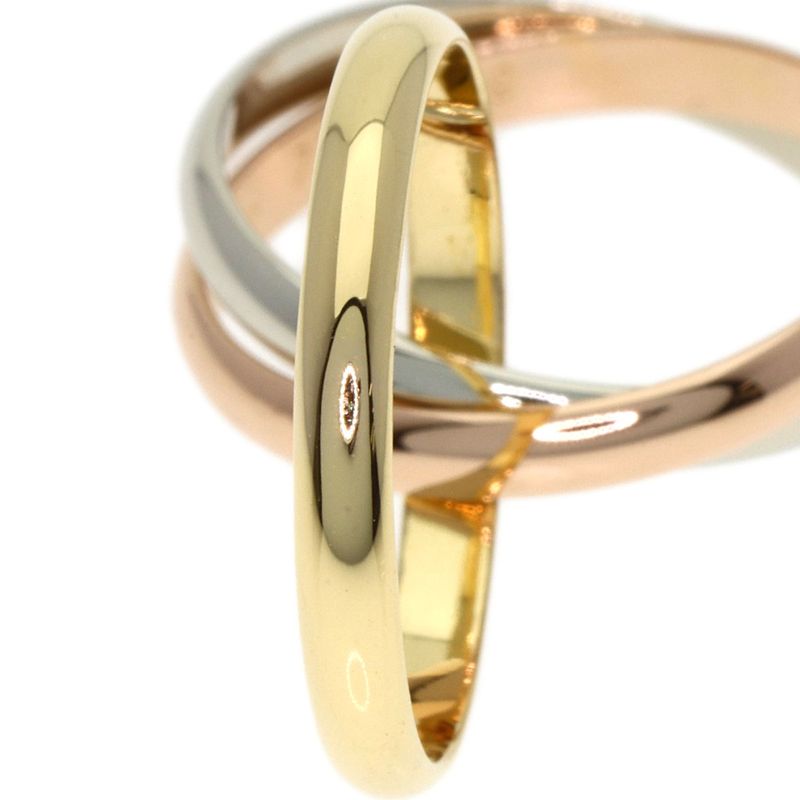 Cartier Trinity SM 49 Ring 18k Yellow Gold 18k White Pink