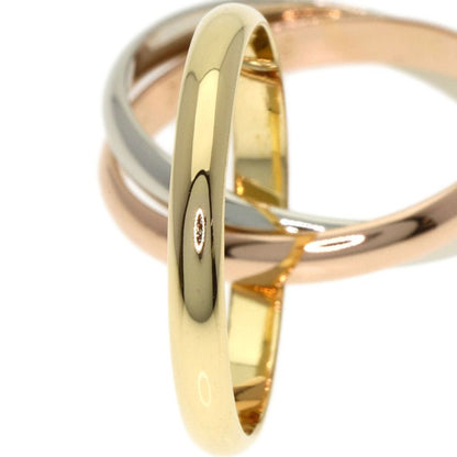 Cartier Trinity SM 49 Ring 18k Yellow Gold 18k White Pink