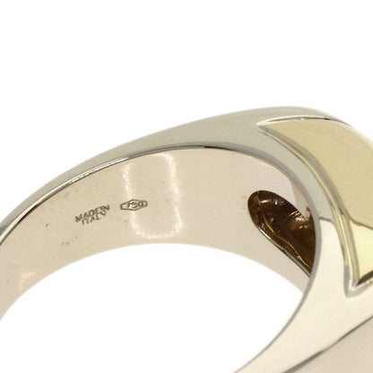 Bvlgari Tronchetto Ring 18k Yellow Gold 18k White
