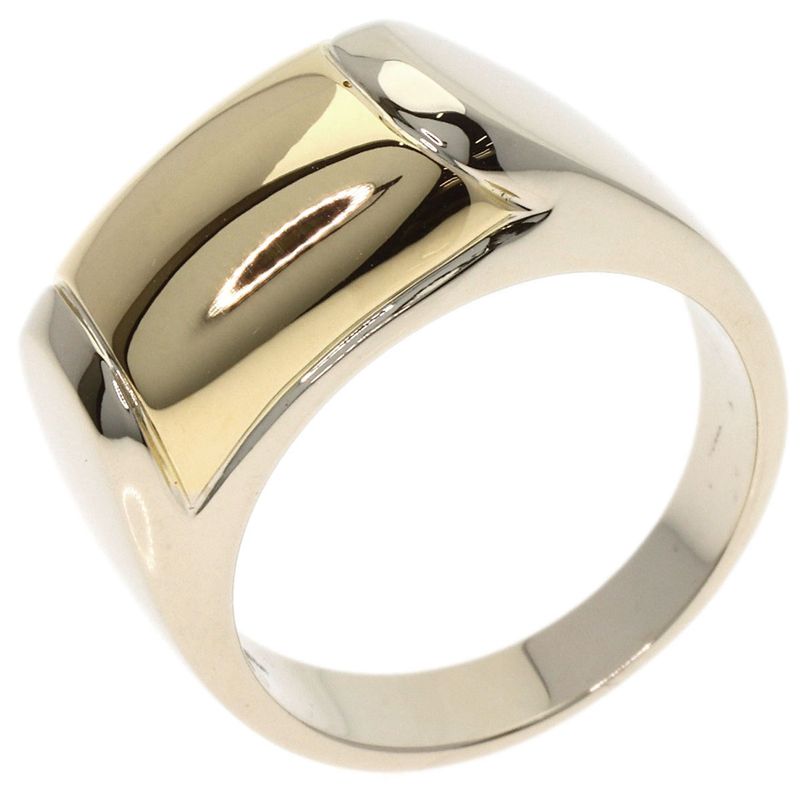 Bvlgari Tronchetto Ring 18k Yellow Gold 18k White