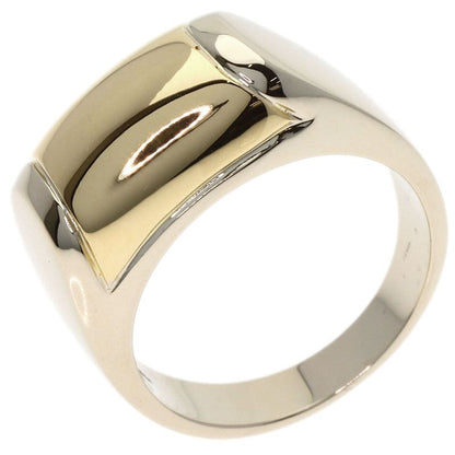 Bvlgari Tronchetto Ring 18k Yellow Gold 18k White