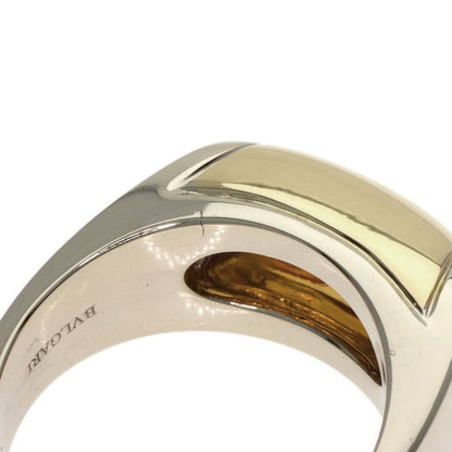 Bvlgari Tronchetto Ring 18k Yellow Gold 18k White