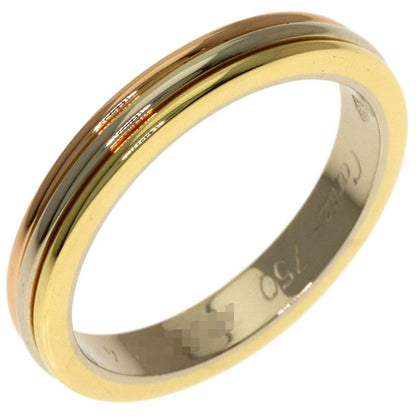 Cartier Three Color 48 Ring 18k Yellow Gold 18k White Pink