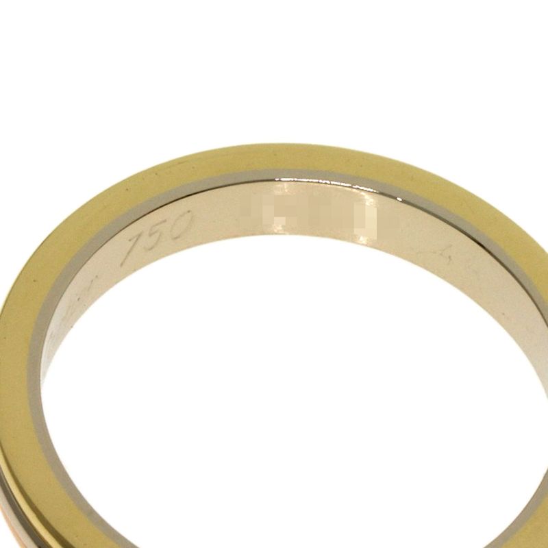 Cartier Three Color 48 Ring 18k Yellow Gold 18k White Pink