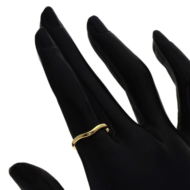 Tiffany & Co T Cube Band Ring 18k Yellow Gold