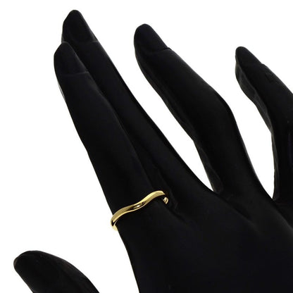 Tiffany & Co T Cube Band Ring 18k Yellow Gold