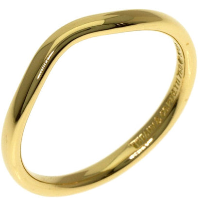 Tiffany & Co T Cube Band Ring 18k Yellow Gold