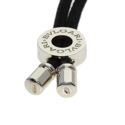 Bvlgari Logo Circle Necklace 18k White Gold