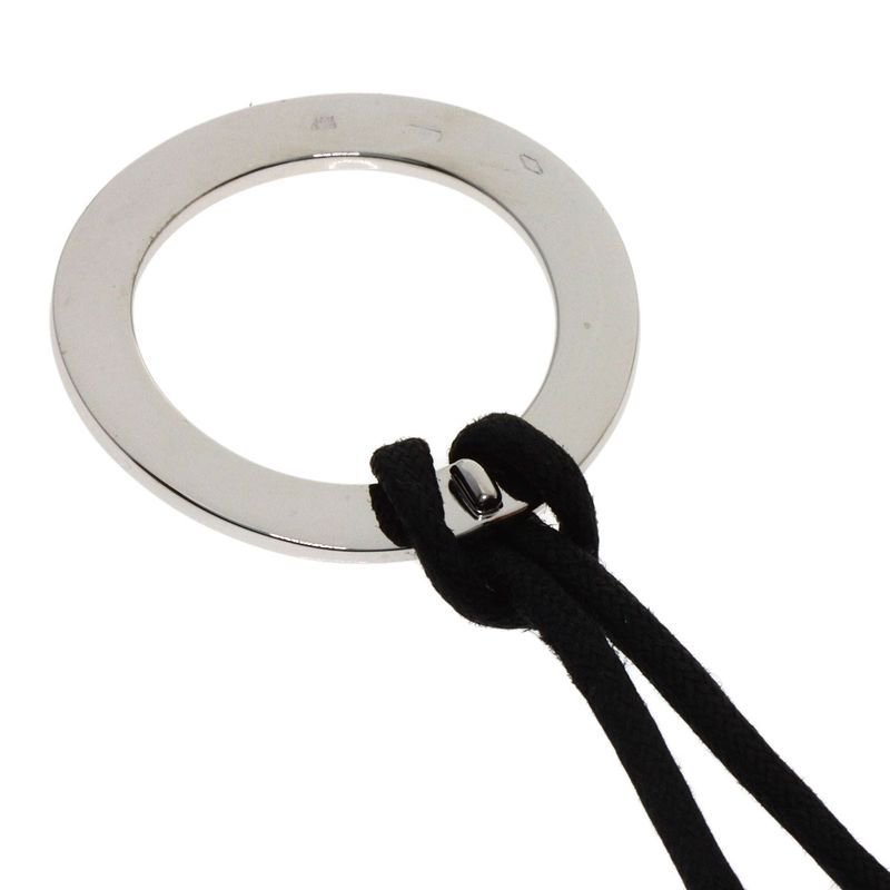 Bvlgari Logo Circle Necklace 18k White Gold