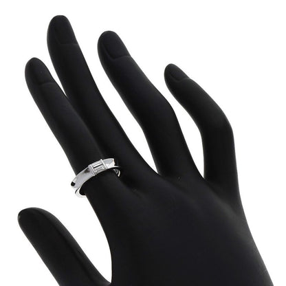 Tiffany & Co Stacking Band Diamond Ring 18k White Gold