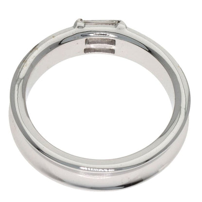 Tiffany & Co Stacking Band Diamond Ring 18k White Gold