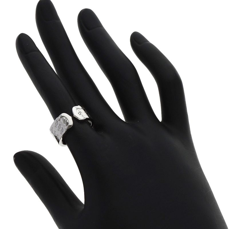 Cartier 2C Christmas Limited 50 Ring 18k White Gold
