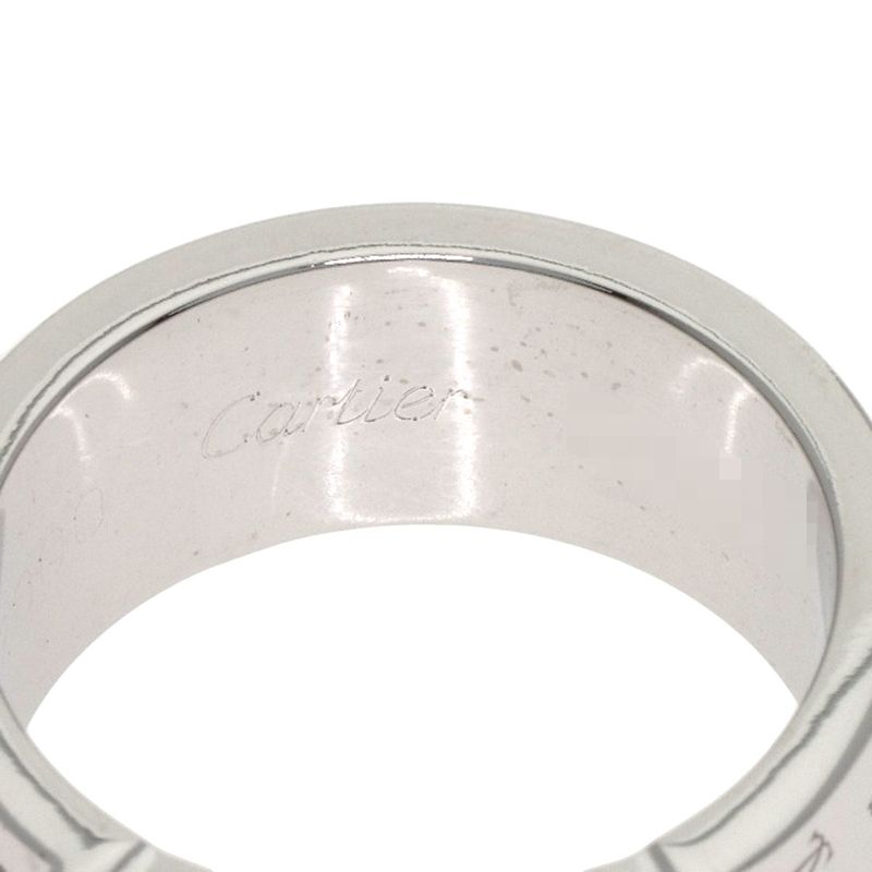 Cartier 2C Christmas Limited 50 Ring 18k White Gold