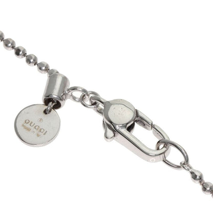 Gucci Logo Plate Bracelet 18k White Gold