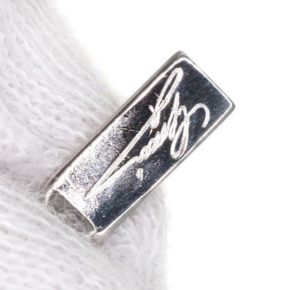 Gucci Logo Plate Bracelet 18k White Gold