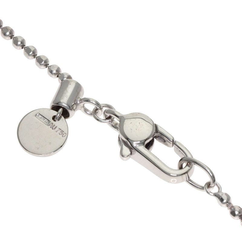Gucci Logo Plate Bracelet 18k White Gold
