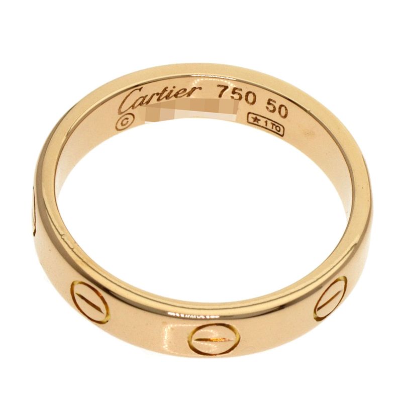 Cartier Mini Love Ring 50 18k Pink Gold