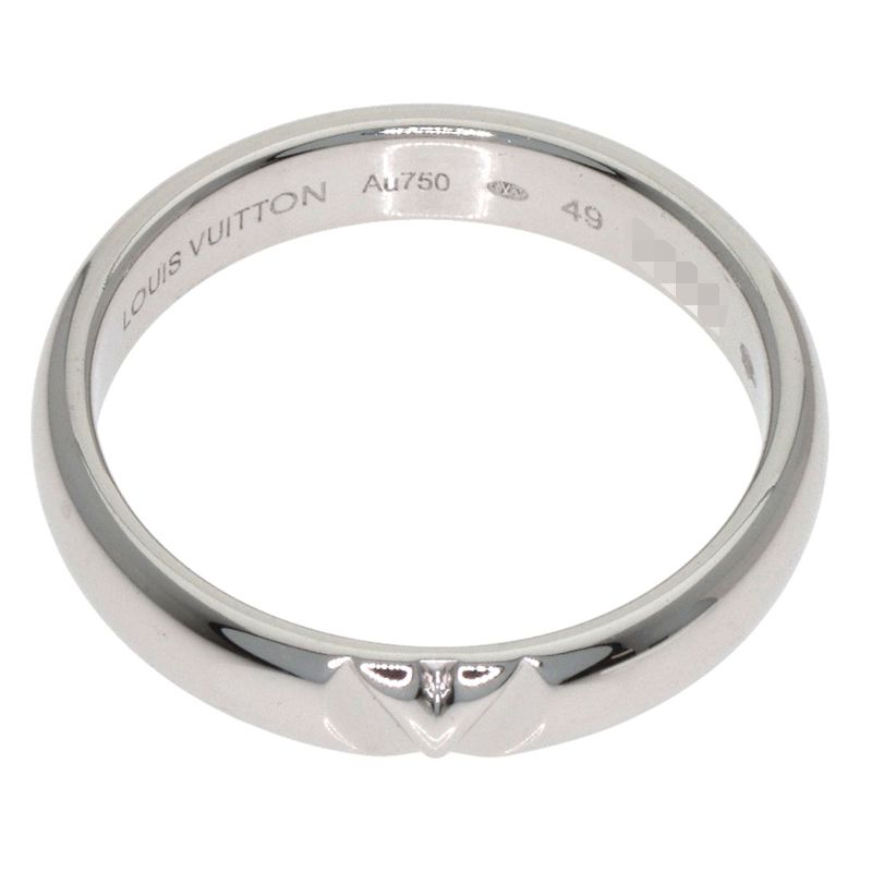 Louis Vuitton Marriage Ring LV Volt Multi 49 18k White Gold