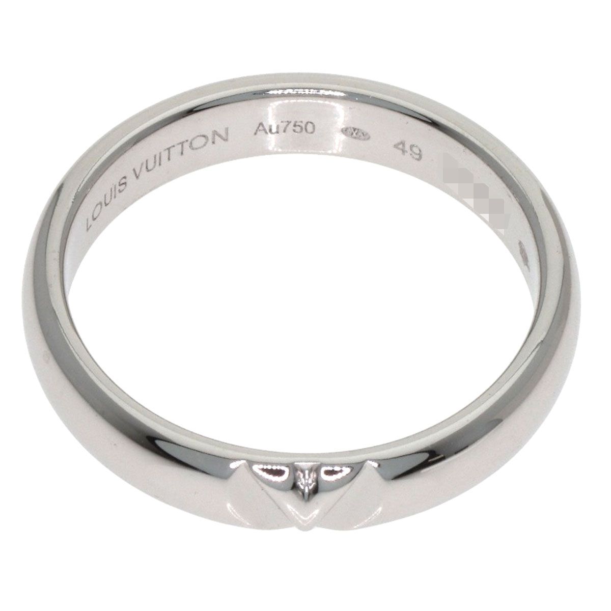 Louis Vuitton Marriage Ring LV Volt Multi 49 18k White Gold