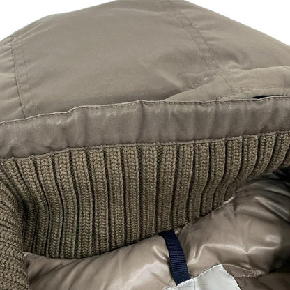 Moncler Down Coat 0 XS Givorse Beige Long Sleeve Zip Up Winter