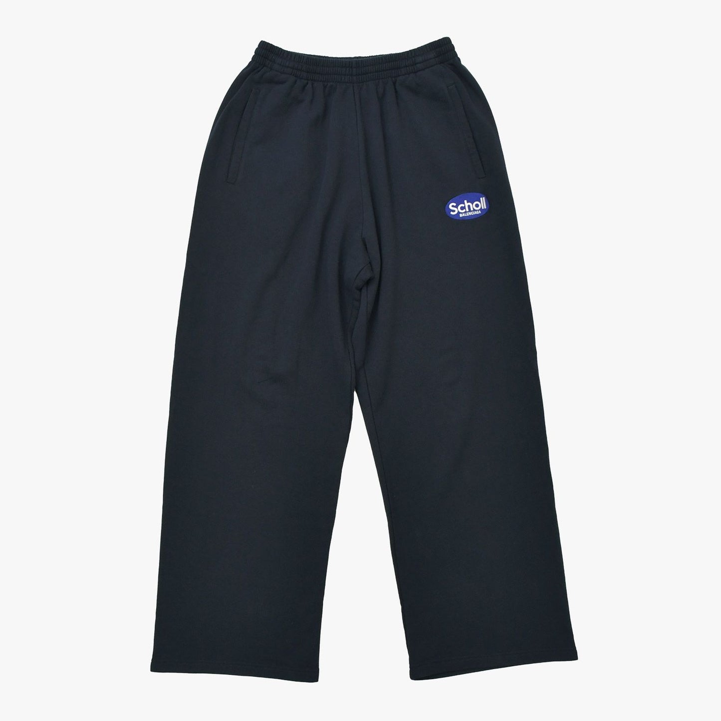 Balenciaga Scholl Baggy Sweatpants Shawl L Black Pants