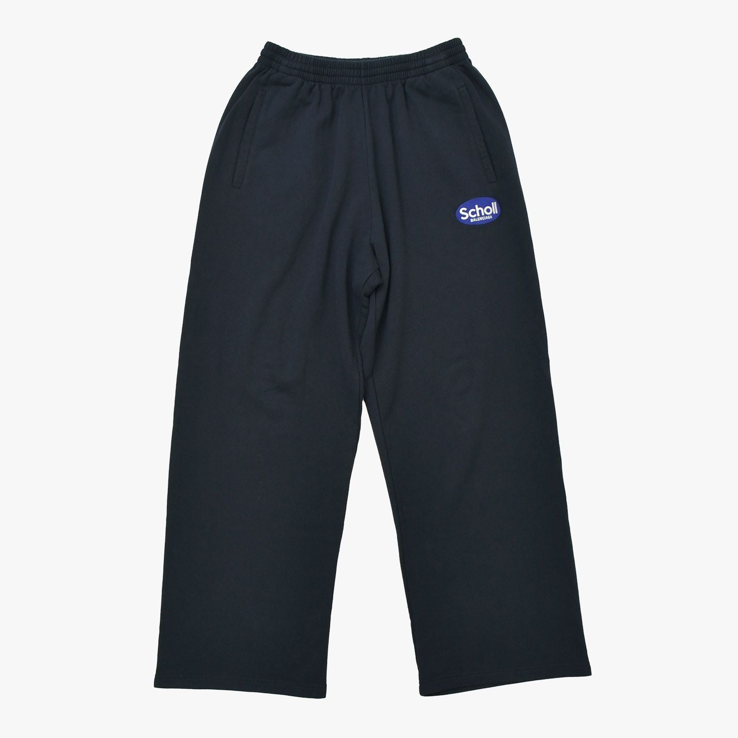 Balenciaga Scholl Baggy Sweatpants Shawl L Black Pants