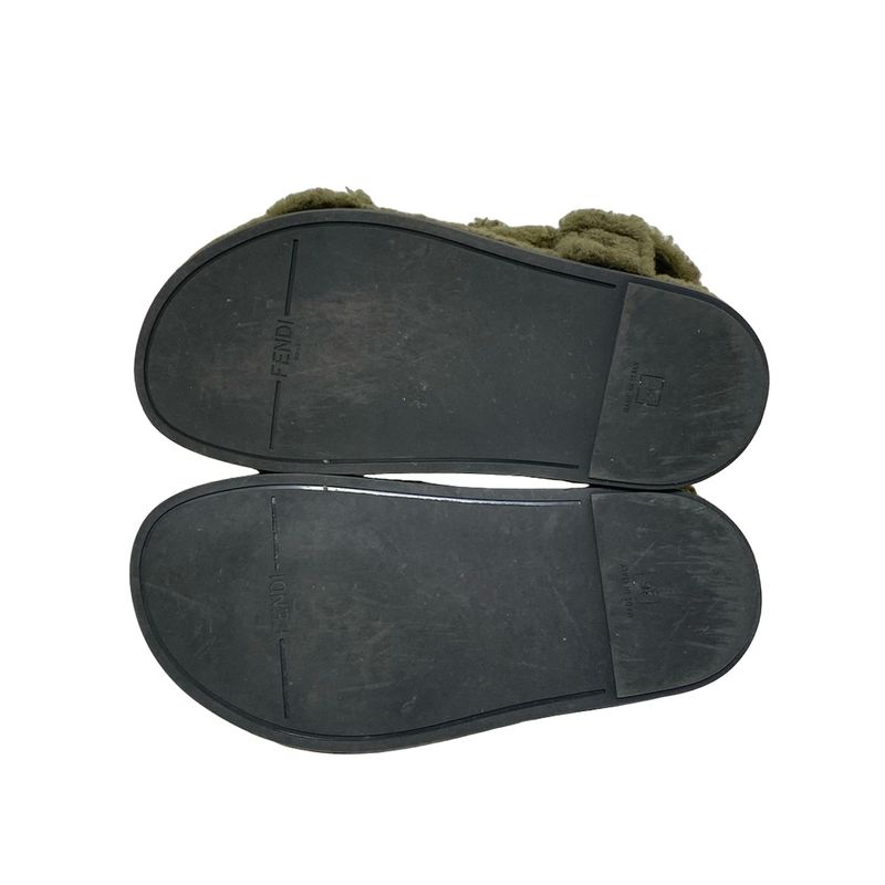 Fendi Sandals 36 Khaki