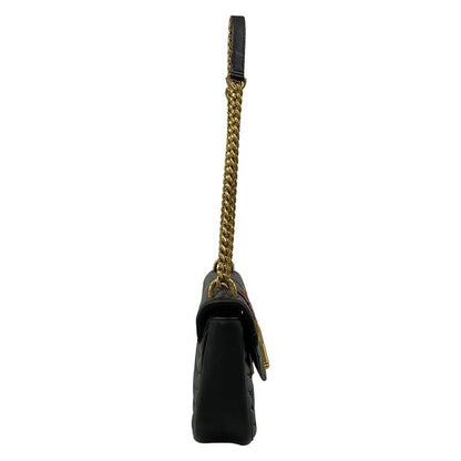 Louis Vuitton Shoulder Bag New Wave Chain Noir Black Leather