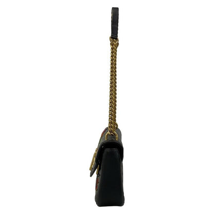 Louis Vuitton Shoulder Bag New Wave Chain Noir Black Leather