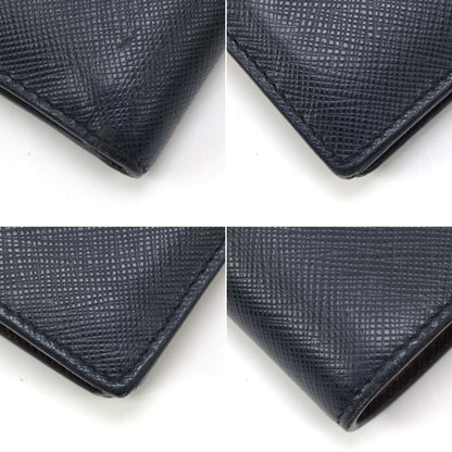 Prada Bifold Billfold Navy Wallet