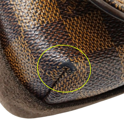 Louis Vuitton Shoulder Bag Damier Canvas Brooklyn PM Brown Crossbody Flap Type