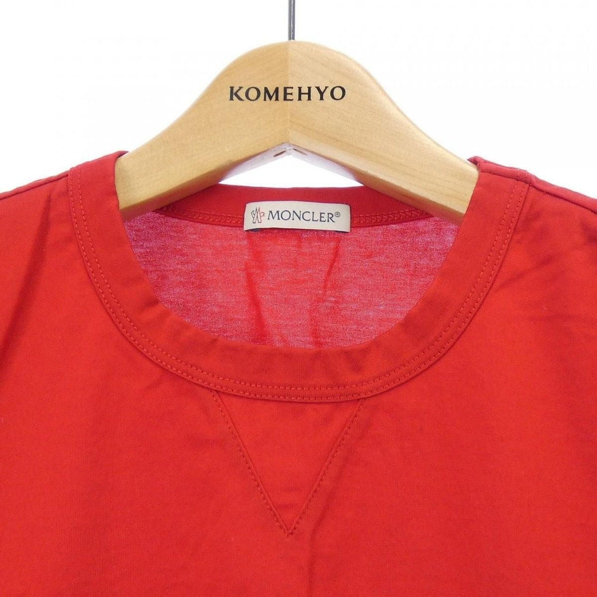 Moncler T-Shirt Red — view 5