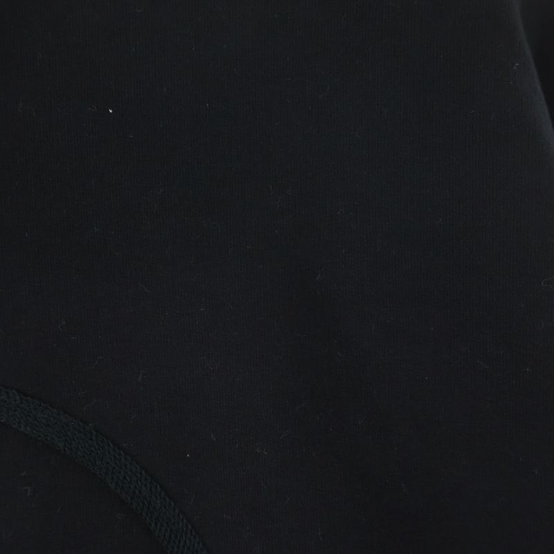 Moncler Logo Embroidery Crew Neck Pullover Sweatshirt Trainer Black Kids Sweater