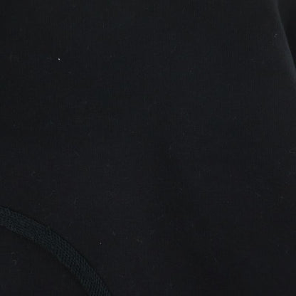 Moncler Logo Embroidery Crew Neck Pullover Sweatshirt Trainer Black Kids Sweater