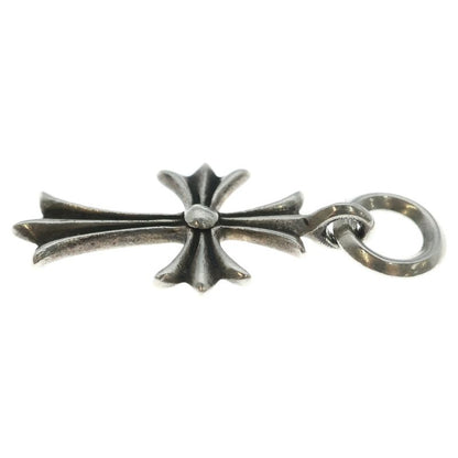 Chrome Hearts Tiny CH Cross Charm Necklace Top Silver