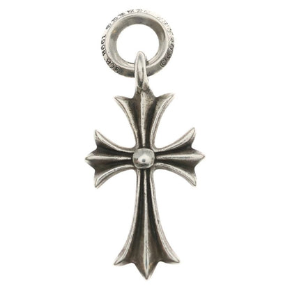 Chrome Hearts Tiny CH Cross Charm Necklace Top Silver